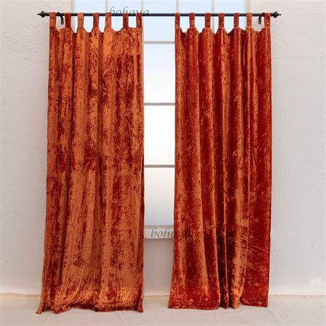 terracotta blackout curtains|terracotta curtains for living room.